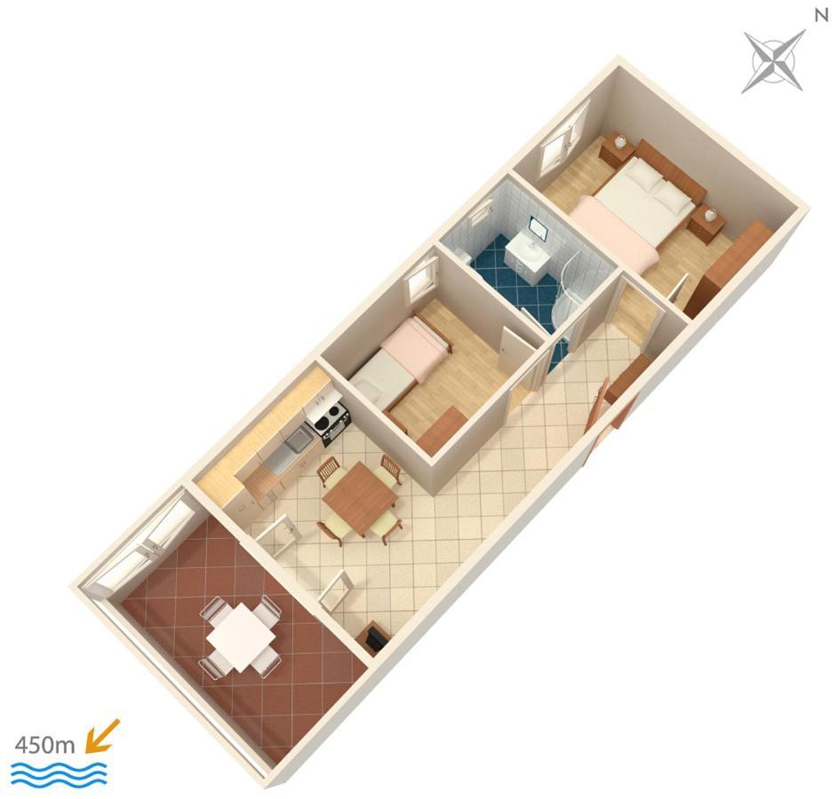 Family Friendly Apartments With A Swimming Pool Povljana, Pag - 244 Екстер'єр фото